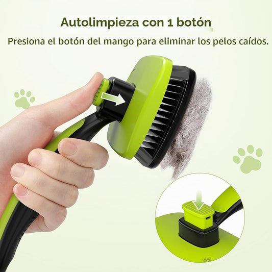 Pecute Cepillo Perros Y Gatos, Peine Cepillo Para Corto Y Largo Mascotas