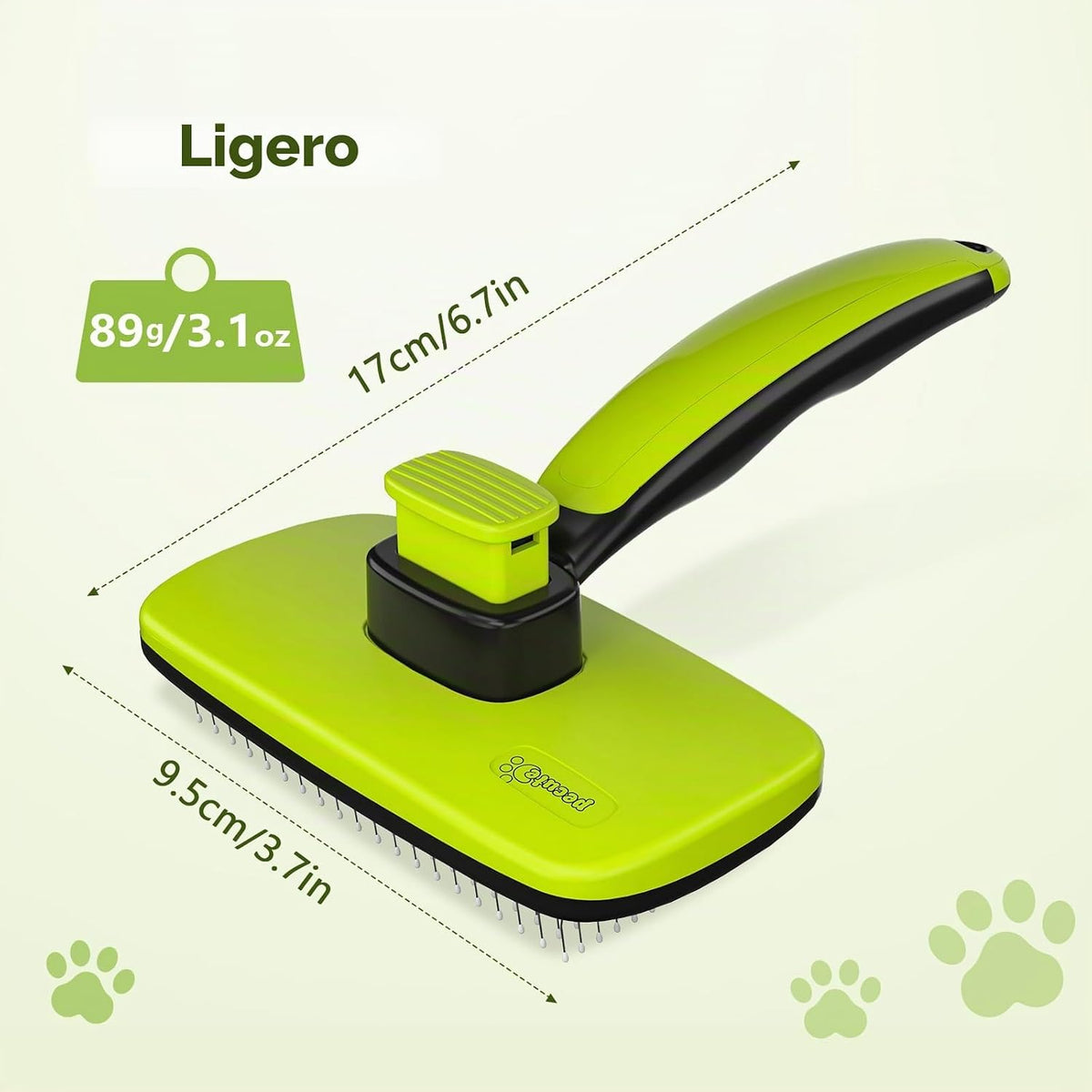 Pecute Cepillo Perros Y Gatos, Peine Cepillo Para Corto Y Largo Mascotas