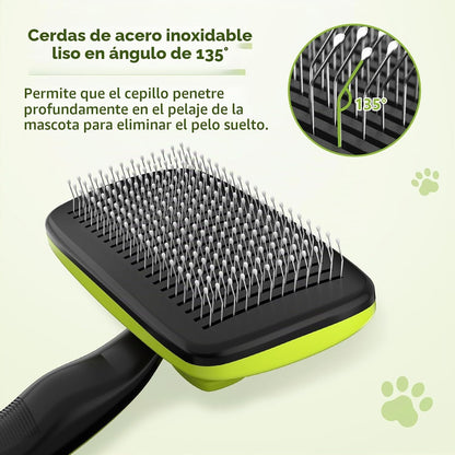 Pecute Cepillo Perros Y Gatos, Peine Cepillo Para Corto Y Largo Mascotas